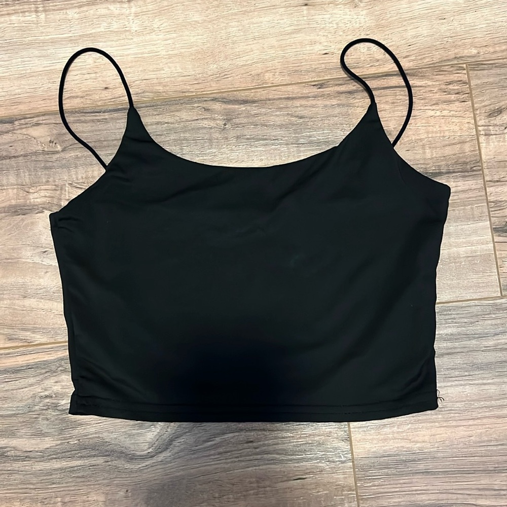 Amazon Women’s Black Cropped Cami Size Small (fits like an XS)